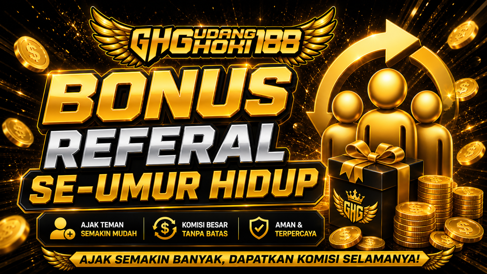 BONUS REFFERAL GUDANGHOKI188